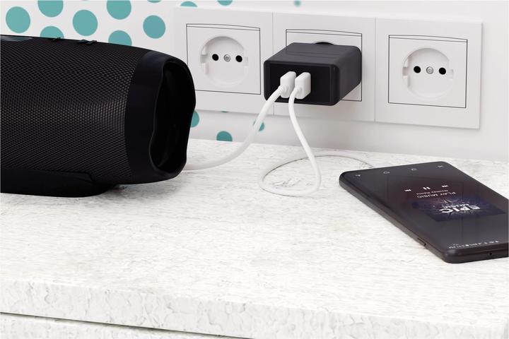 Produktbild Goobay Dual USB-A Schnellladegerät (28 W)