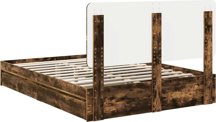 Produktbild vidaXL Aufbewahrungsbettgestell (140 x 190 cm)
