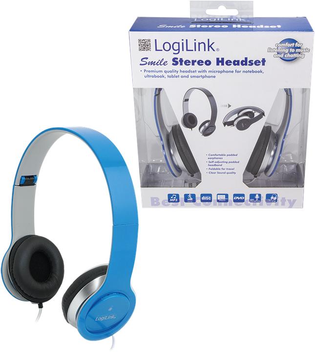 Actual product image LogiLink Smile Stereo Headset (Cable)
