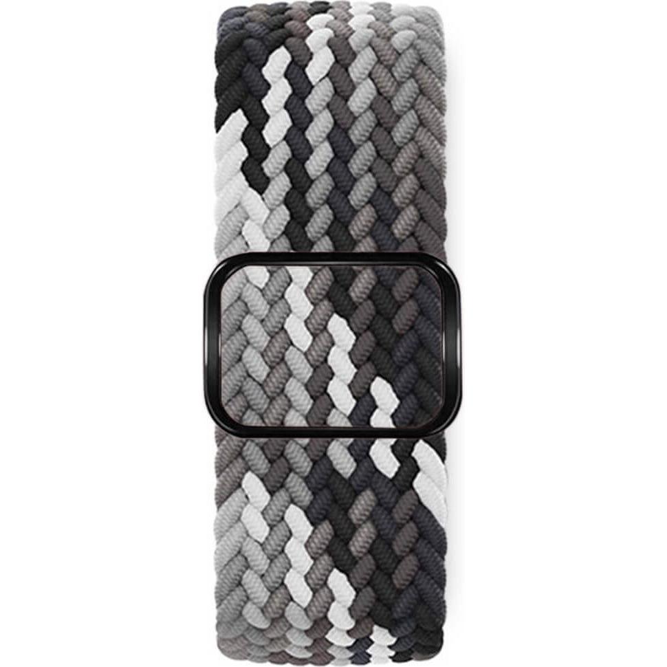 Thumbnail - Cover-Discount Apple Watch 44/45/46/49mm - Nylon Stoff Ersatzarmband geflochten (Nylon), Uhrenarmband, Schwarz