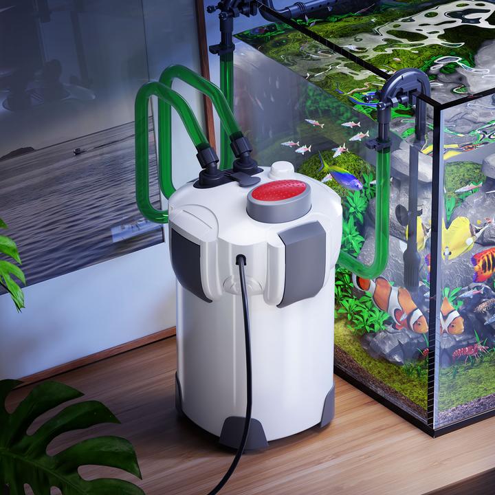 Image du produit SunSun HW-304 Aquarium bio filtre extérieur 2000l/h 4 Phases Matériaux et Pompe (1000 l, Filtres externes, Eau douce, Eau salée)