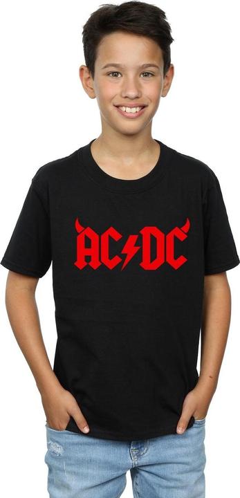 Immagine prodotto AC/DC Maglietta con logo Horns per ragazzi (128)