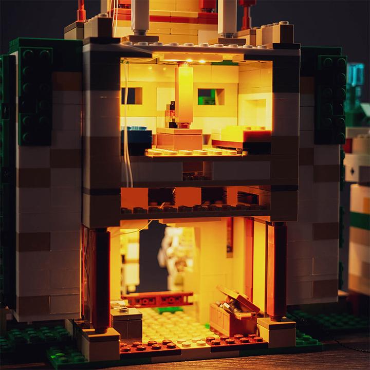Produktbild BrickBling LED Licht Set für LEGO Die Eisengolem-Festung (21250)