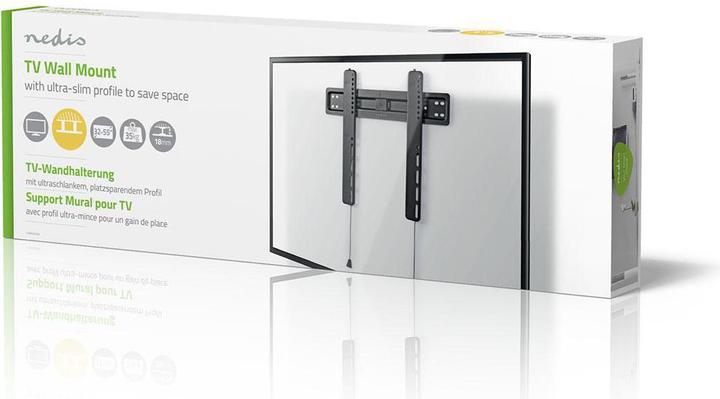 Produktbild Nedis TVWM5030BK - 81,3 cm (32 Zoll) - 139,7 cm (55 Zoll) - 100 x 100 mm - 400 x 300 m (Wand, 55", 35 kg)