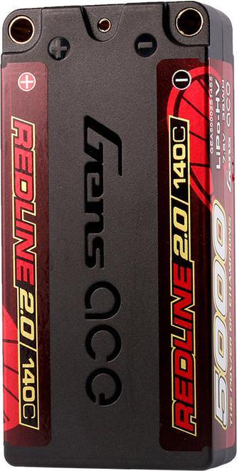 Produktbild Gens Ace RC-Akku 5000 mAh 2S1P 7.6 V HV 140C Redline 2.0 (7.60 V, 5000 mAh)