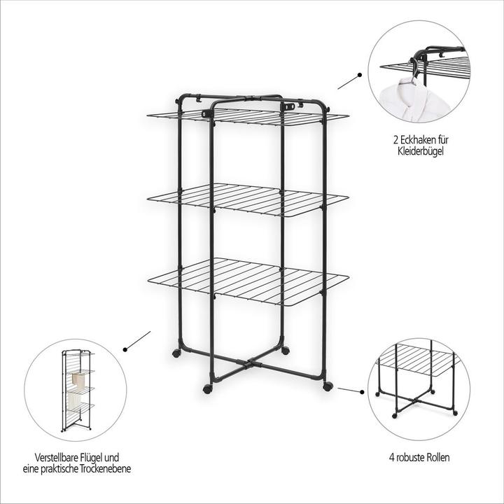 Produktbild Brabantia Wäschetrockner HangOn Turm (30 m)