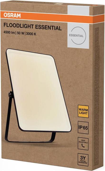 Produktbild Osram Floodlight Essential 50W 3000K 4099854429798 LED-Aussenstrahler 50.00 W Wa (4250 lm, IP65)