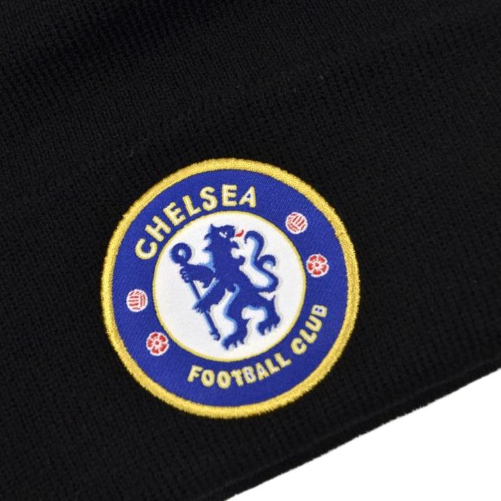 Produktbild Chelsea FC Erwachsene Wappen gestrickt Beanie