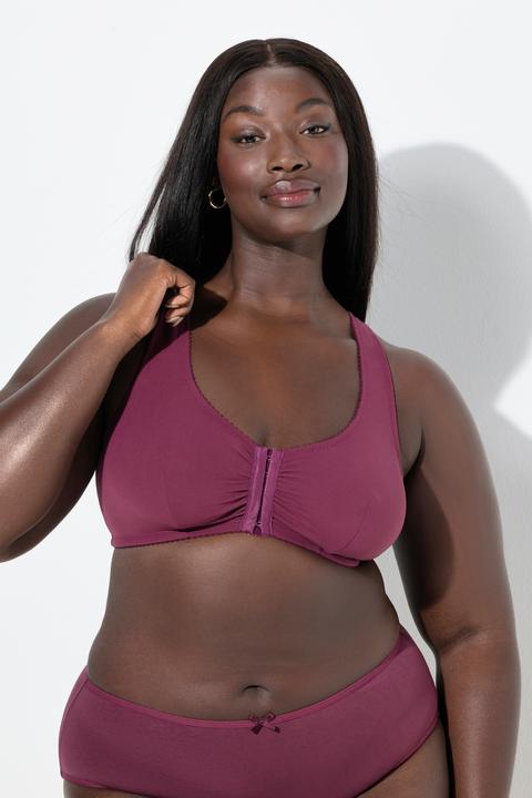 Actual product image Ulla Popken Lace Back Front Close Bralette (85 D)