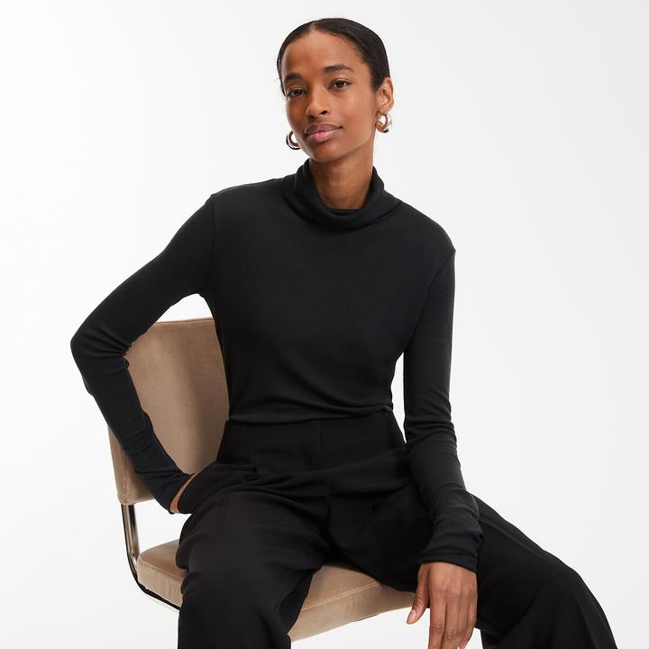 Produktbild La Redoute Collections Rollkragen-T-Shirt aus einer Lyocell-Mischung (XL)