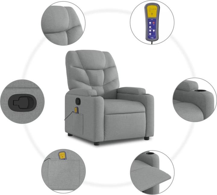 Actual product image VidaXL Massage-Relaxsessel