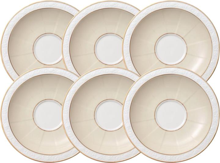 Actual product image Villeroy & Boch Multipack Ivoire breakfast/soup saucer - 6 pieces (6x)
