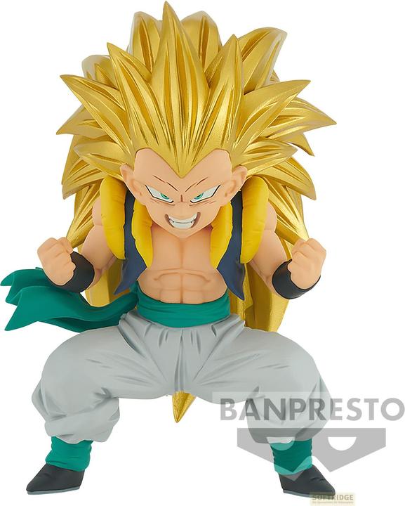 Actual product image Banpresto Dragon Ball Z - Blood Of Saiyans - Special XVI - Gotenks SSJ3 Statue 9cm