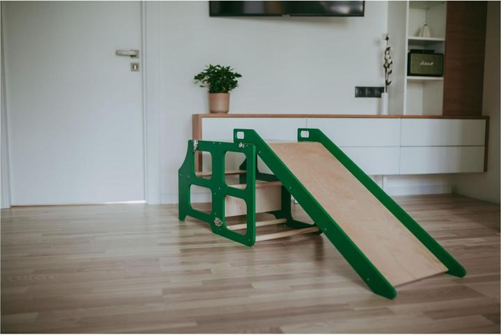 Actual product image Duck Woodworks Learning tower foldable with slide