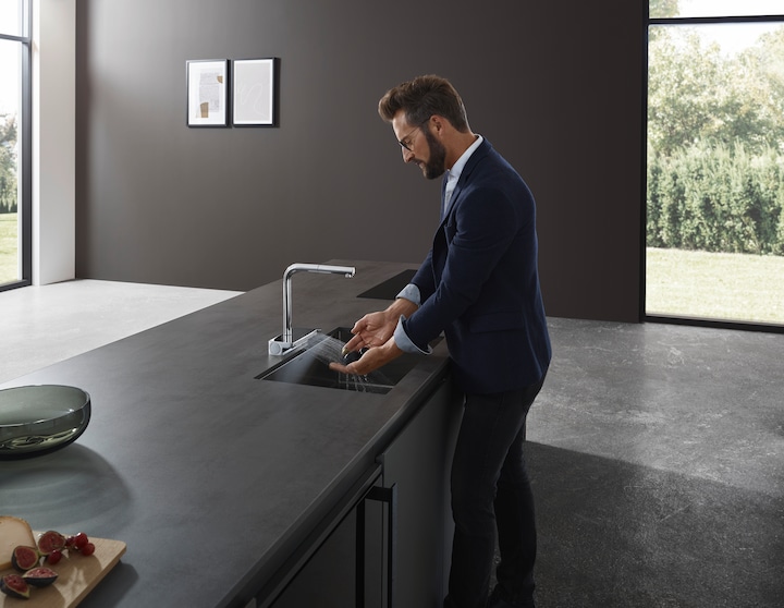 Produktbild hansgrohe Aquno Select M81 Einhebel-Küchenmischer 250 (chrom)
