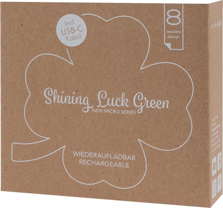 Image du produit 8 seasons design Lampe à motif Shining Luck Micro S, Vert (110 lm)