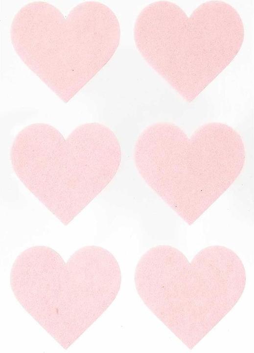 Image du produit Rico Design Paper Poetry Filzsticker Herzen