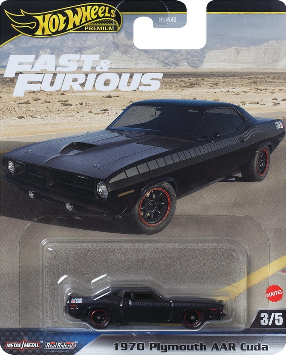 Produktbild Hot Wheels Mattel αυτοκινητάκι Fast & Furious 1970 Plymouth AAR Cuda για 3+ ετών HYP68