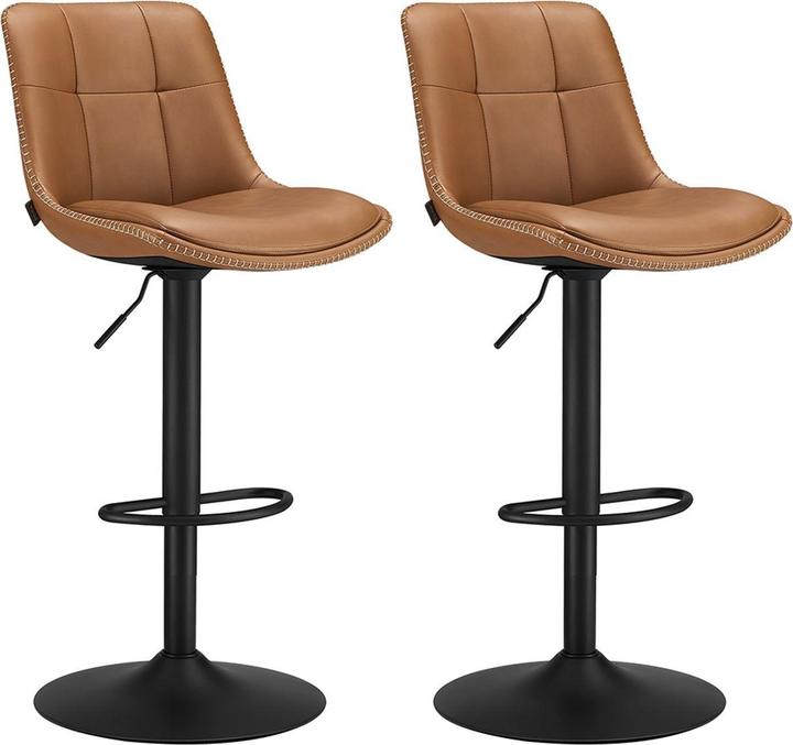 Vasagle Barhocker 2er Set 48 x 90 cm/112 cm