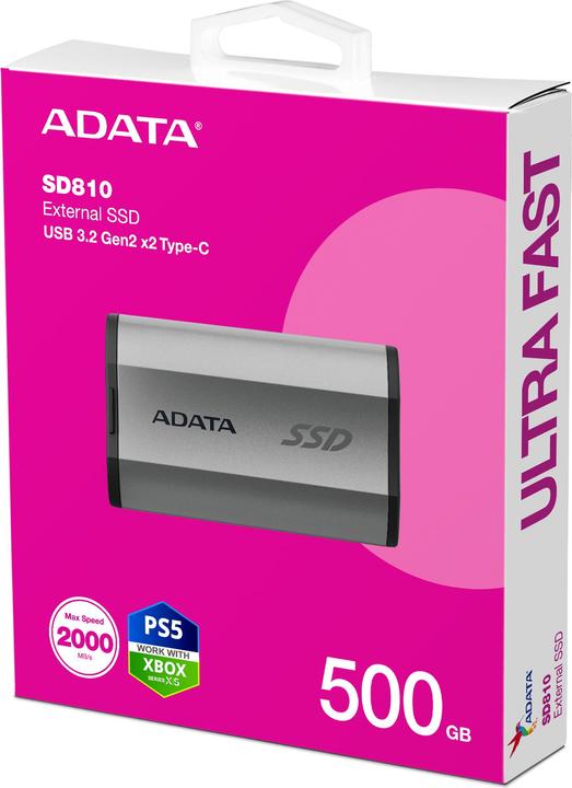 Actual product image Adata 500 GB SD810 External SSD (0.50 TB)