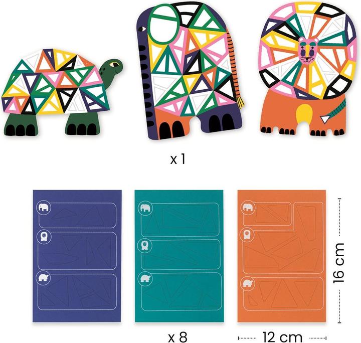 Actual product image Djeco Mosaic Africa