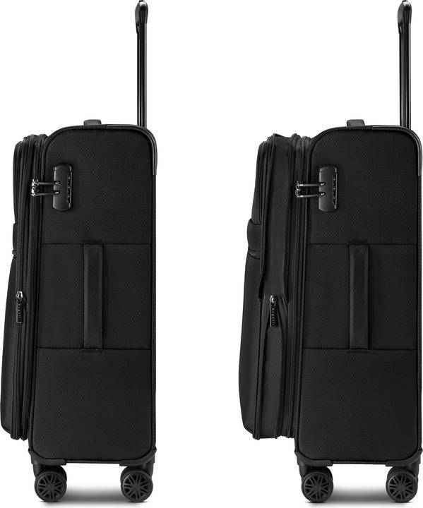 Actual product image Bugatti Valencia Soft 4 Rollen Trolley M 64.5 cm mit Dehnfalte (57 l)