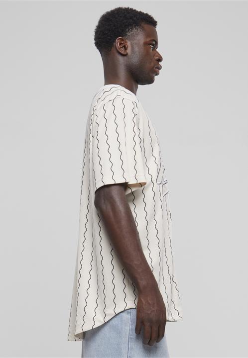 Produktbild Karl Kani KM233-014-1 KK Varsity Ziczac Pinstripe Baseball Shirt (S)