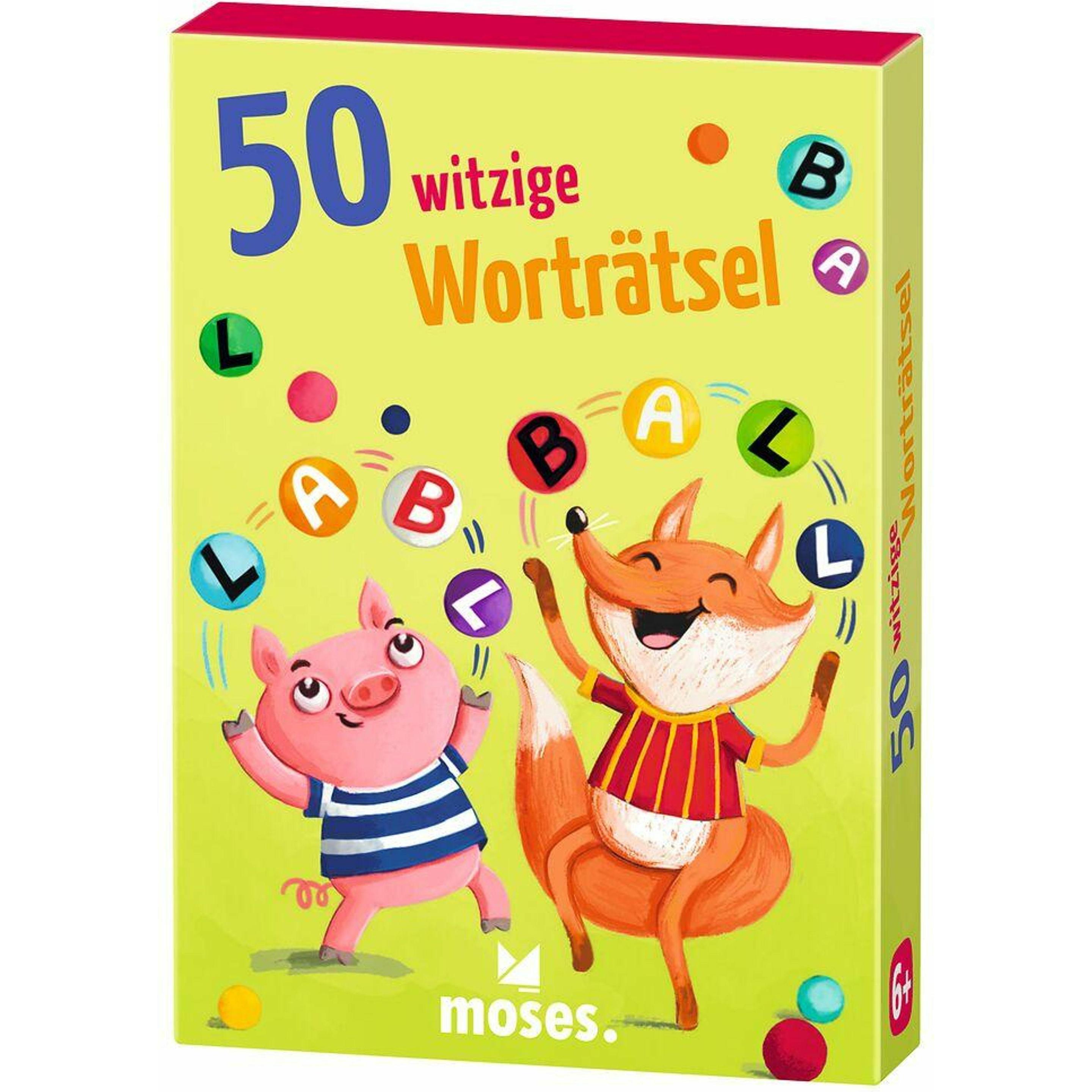Moses 50 witzige Worträtsel (Deutsch) (53200119)