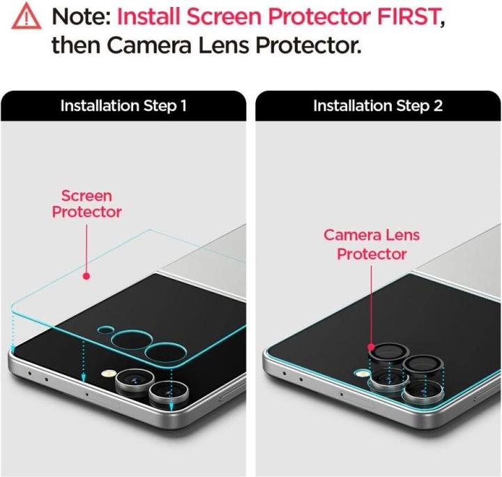 Actual product image Spigen Glas.tR Ez Fit HD (2 pcs., Samsung Galaxy Z Flip7)