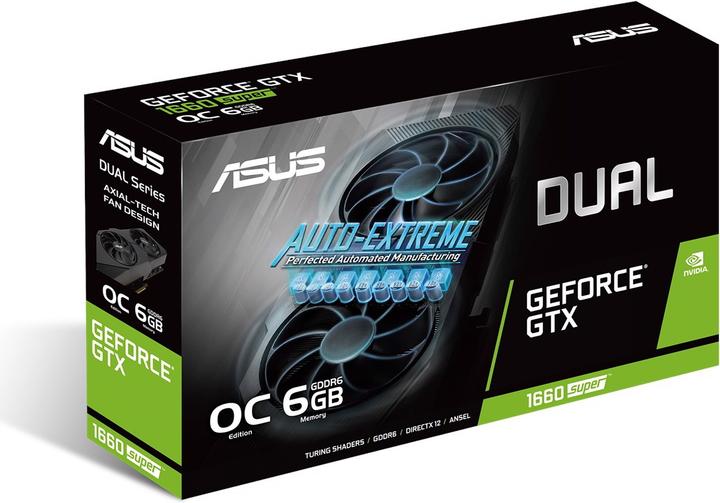 Actual product image ASUS GeForce DUAL GTX1660S O6G EVO (6 GB)