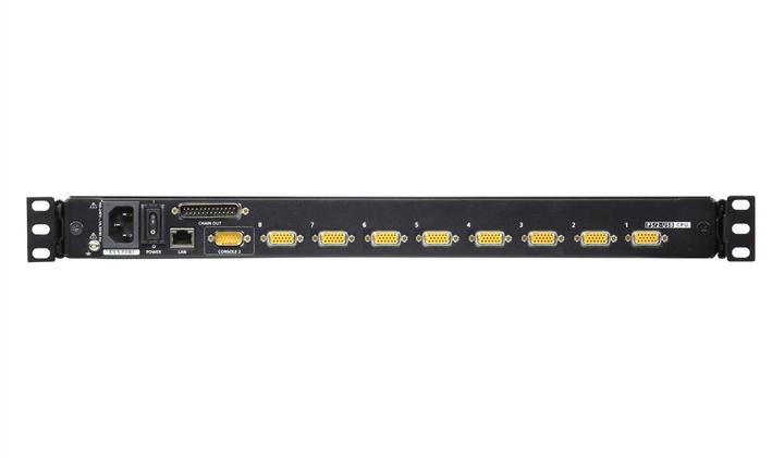 Actual product image Aten CL5708iM LCD KVM Switch Over IP, USB-PS/2,VGA, 8-Ports, DE-Layout