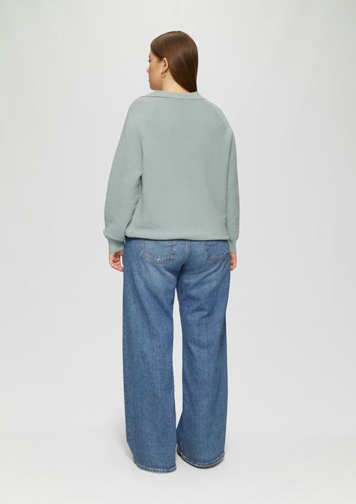 Image du produit S.Oliver Strickpullover Strukturierter Pullover mit Polokragen (54)