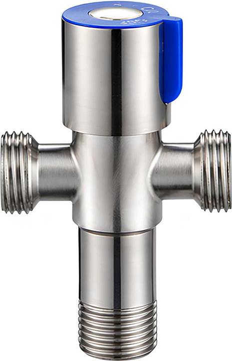 Produktbild Avizar 3-Wege Absperrventil Messing verchromt