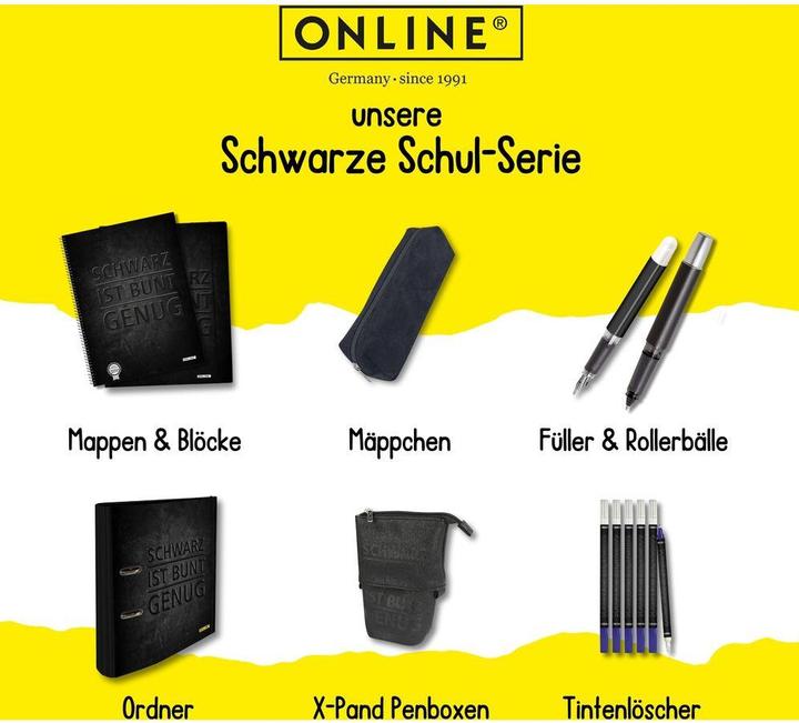 Image du produit Online Bloc-notes A4 quadrillé (A4, Quadrillé, Couverture souple)