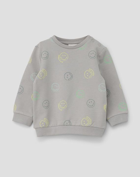 Produktbild s.Oliver Sweatshirt Sweatshirt mit All-over-Smiley®-Print (80)