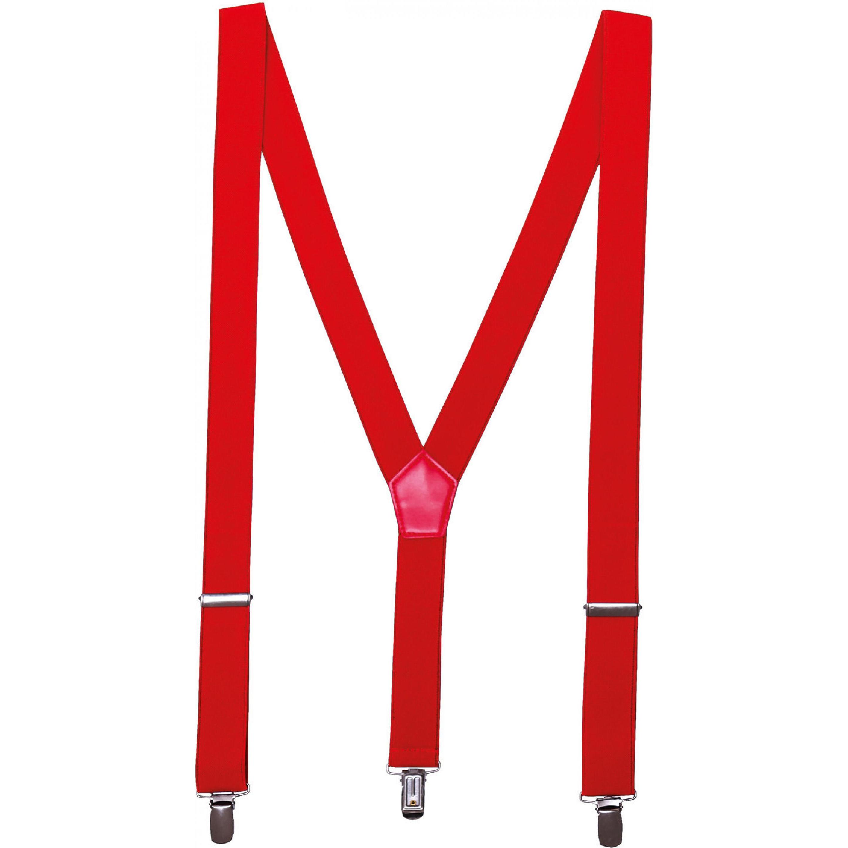 Premier, Gürtel, Hosenträger mit Abnähern, Rot, (One Size)