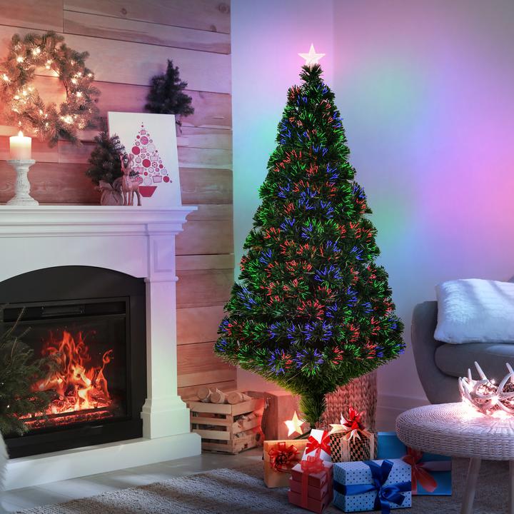 Produktbild Homcom Weihnachtsbaum inklusive Metallständer (150 cm)