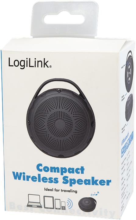 Produktbild LogiLink Bluetooth Lautsprecher mit FM Radio und MP3-Player (3 h)