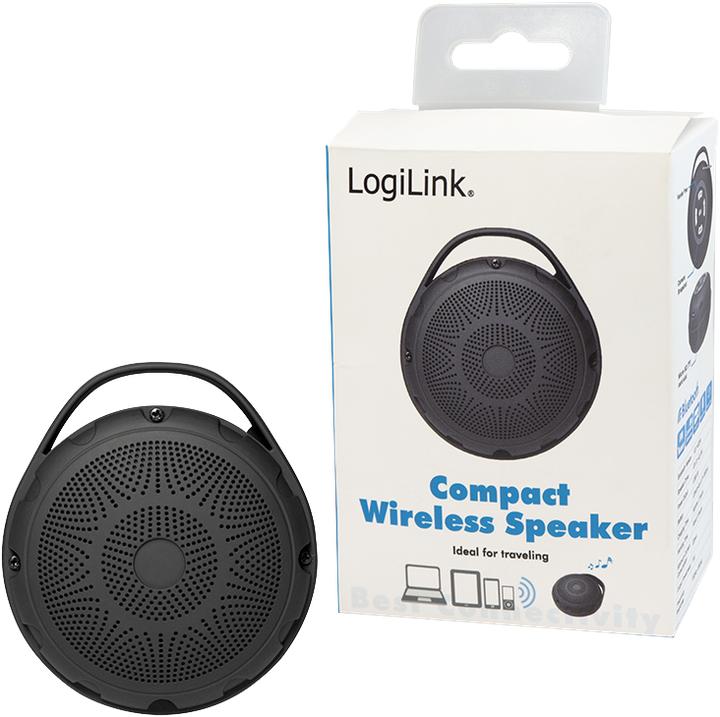 Produktbild LogiLink Bluetooth Lautsprecher mit FM Radio und MP3-Player (3 h)