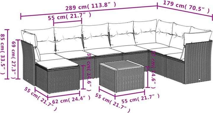 Produktbild vidaXL Hannah