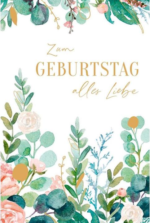 ABC Biglietto di auguri per il compleanno (1 pz.)