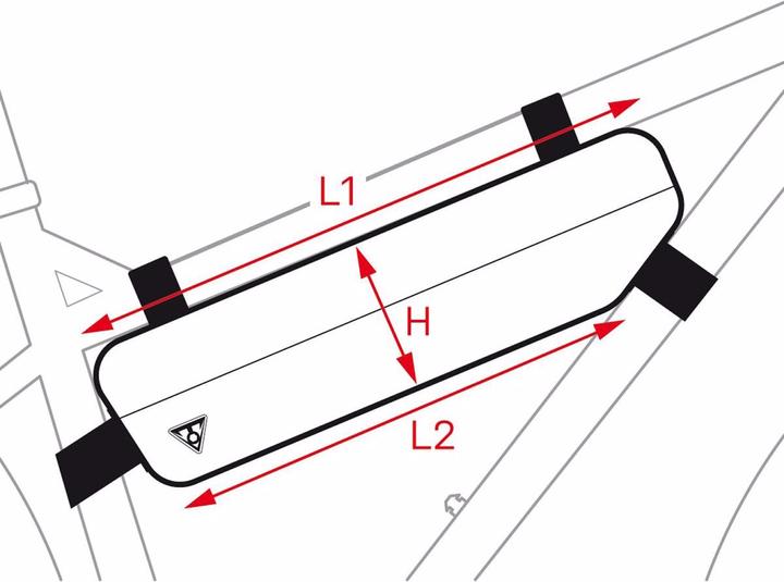 Actual product image Topeak Midloader (6 l, Frame bag)