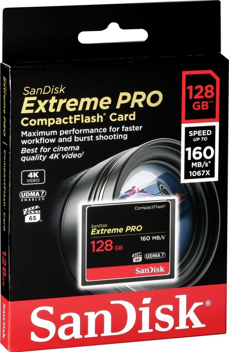 Produktbild SanDisk Extreme Pro Compact Flash (128 GB, CF, UHS-I)