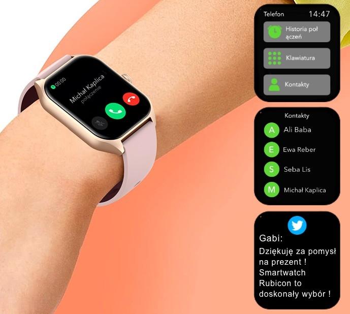 Actual product image RNCF03-5 Damen Smartwatch Roségold Armband + Armband