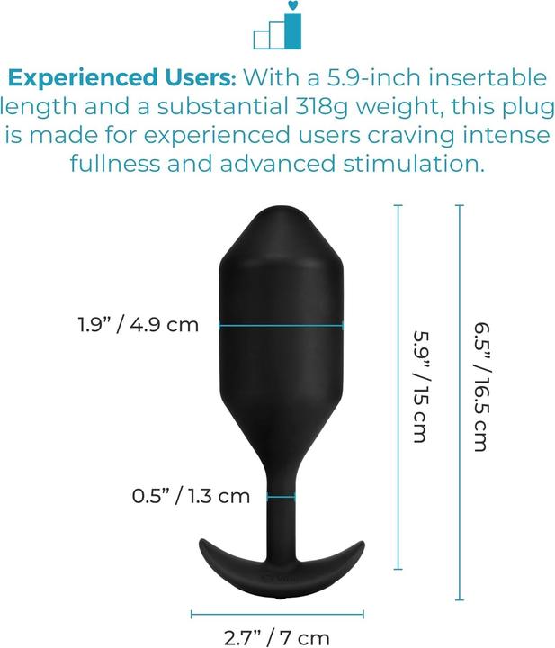 Actual product image B-Vibe Snug Plug 5