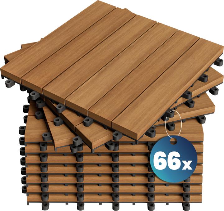 Produktbild Casaria Holzfliese (66 x)