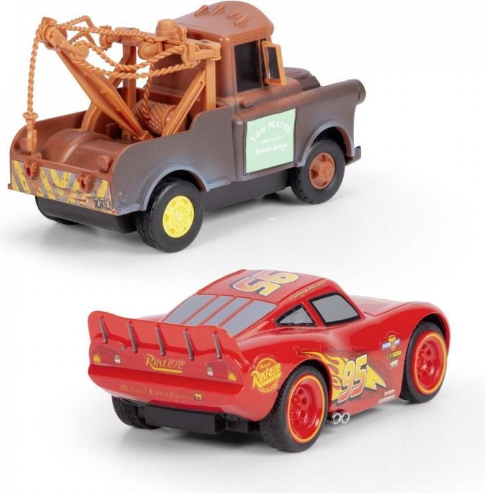 Actual product image Dickie RC Cars LMQ + Mater Twin Pack 1:32