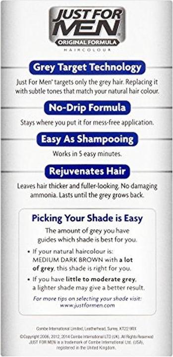 Produktbild Just For Men H40 Medium Dark Brown Hair Color 60ml (60 ml)