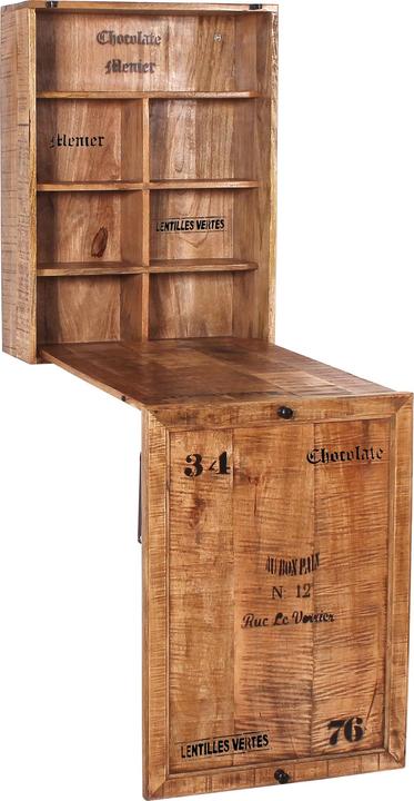 Produktbild SIT Möbel Klapptisch mit 2 Hockern Rustic natur (60 x 25 x 80 cm)