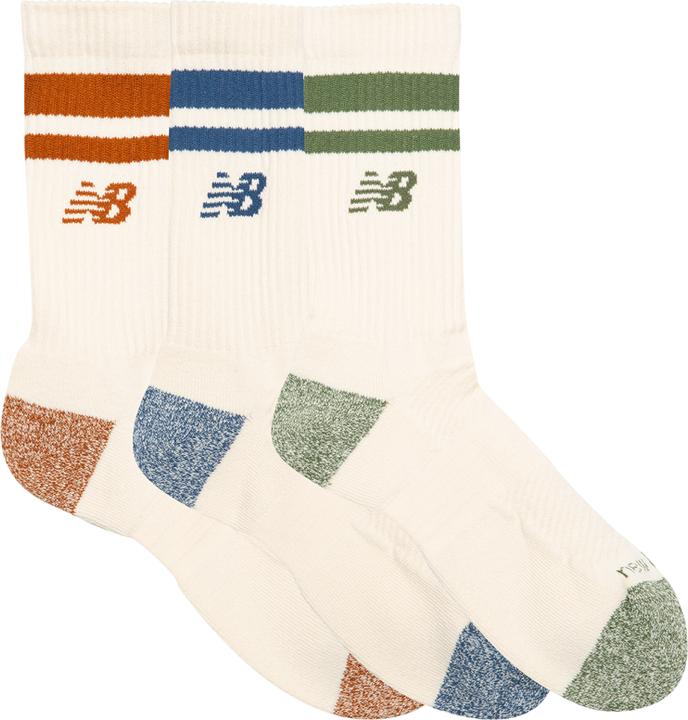 Immagine prodotto New Balance Calzini Active Lifestyle a righe in confezione da 3 (confezione da 3, L)